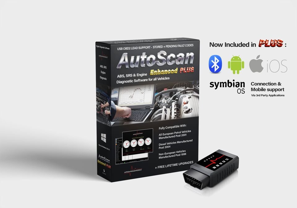 AutoScan Enhanced PLUS Bluetooth Wireless - Product Packaging