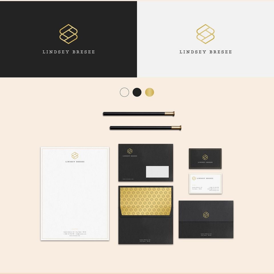 Lindsey Bresee — Brand Identity & Stationery - Graphic Design