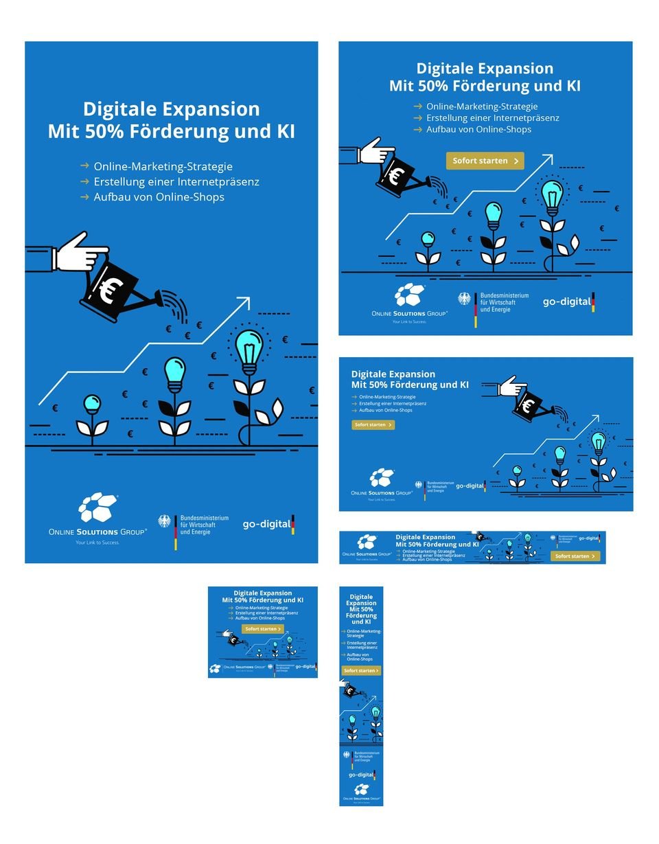 Digitale Expansion — Banner Ad Set - Graphic Design