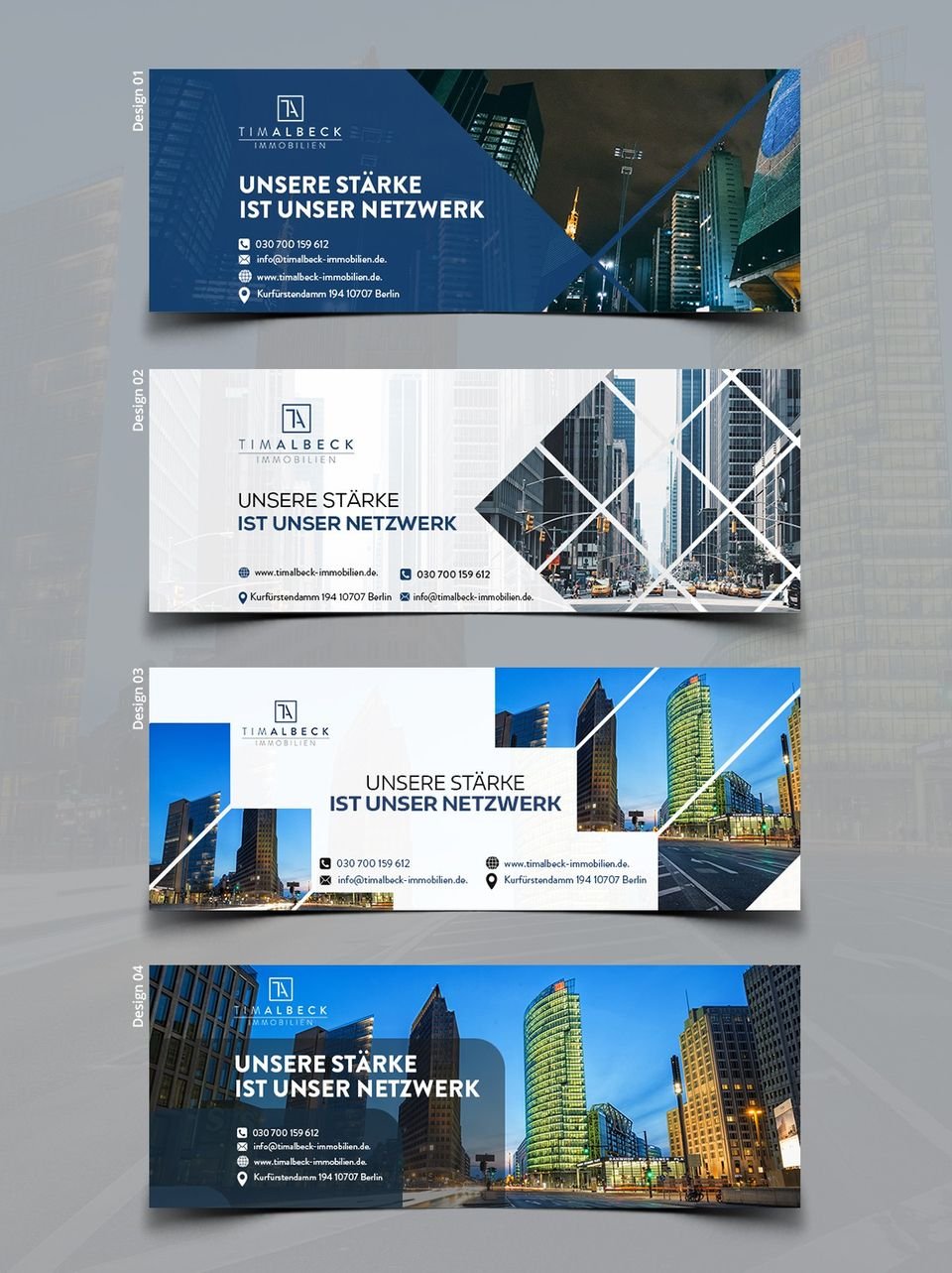 Tim Albeck Immobilien — Social Banners - Graphic Design