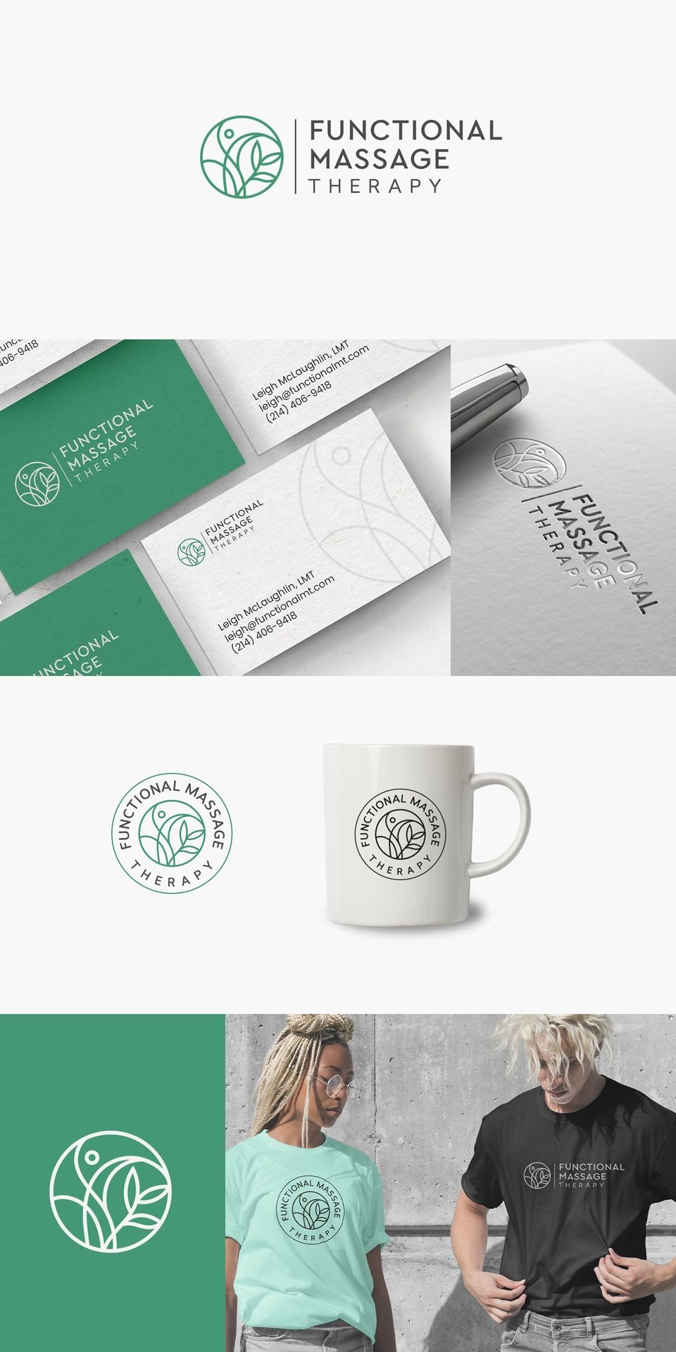 Functional Massage Therapy — Brand Identity - Graphic Design