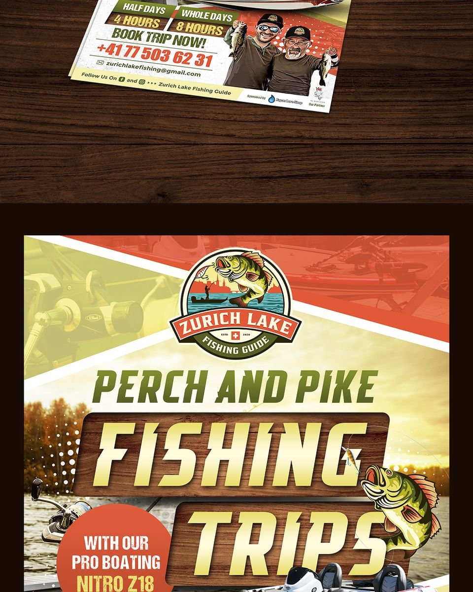 Zurich Lake Fishing Trips — Flyers - Graphic Design