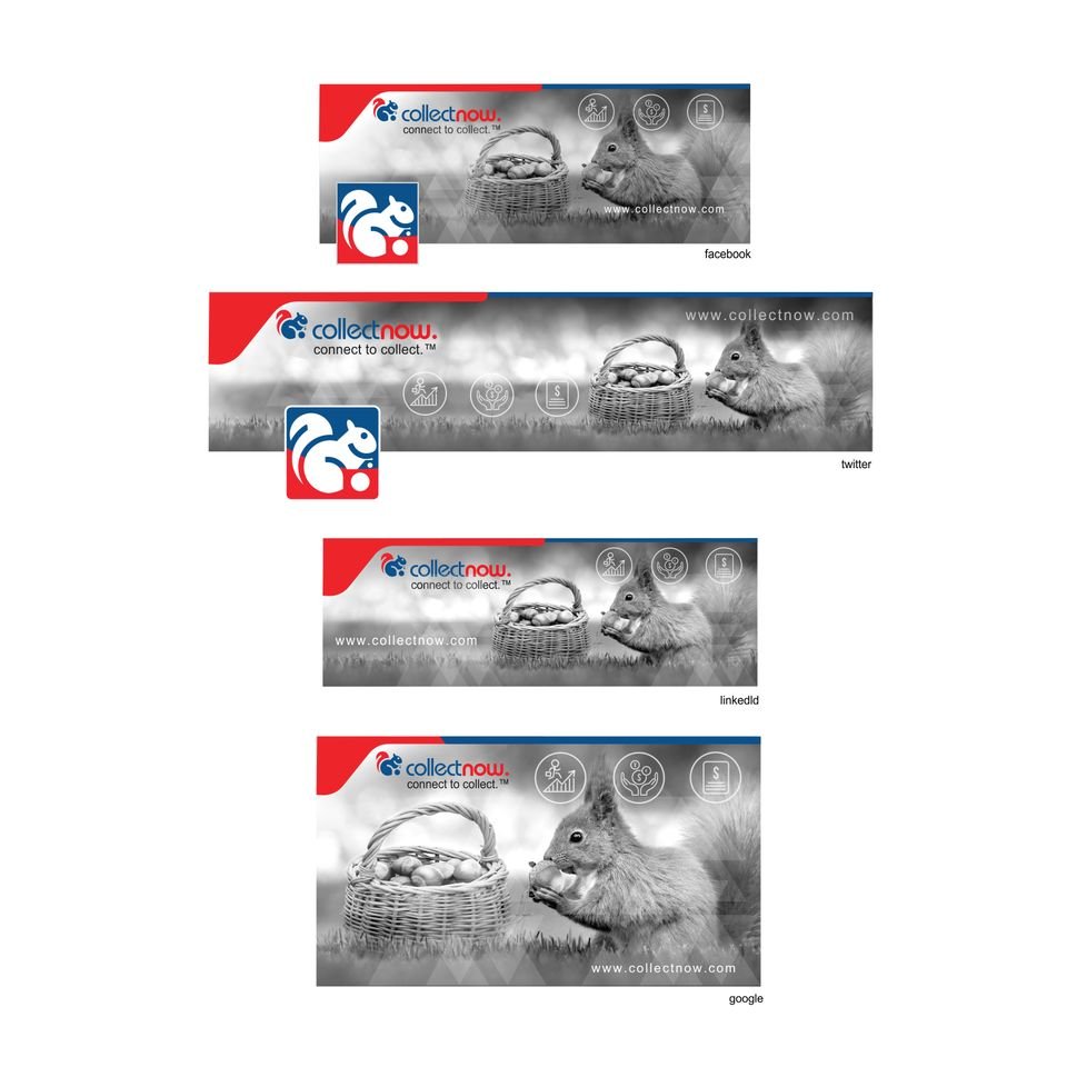 Collectnow — Social Banners - Graphic Design