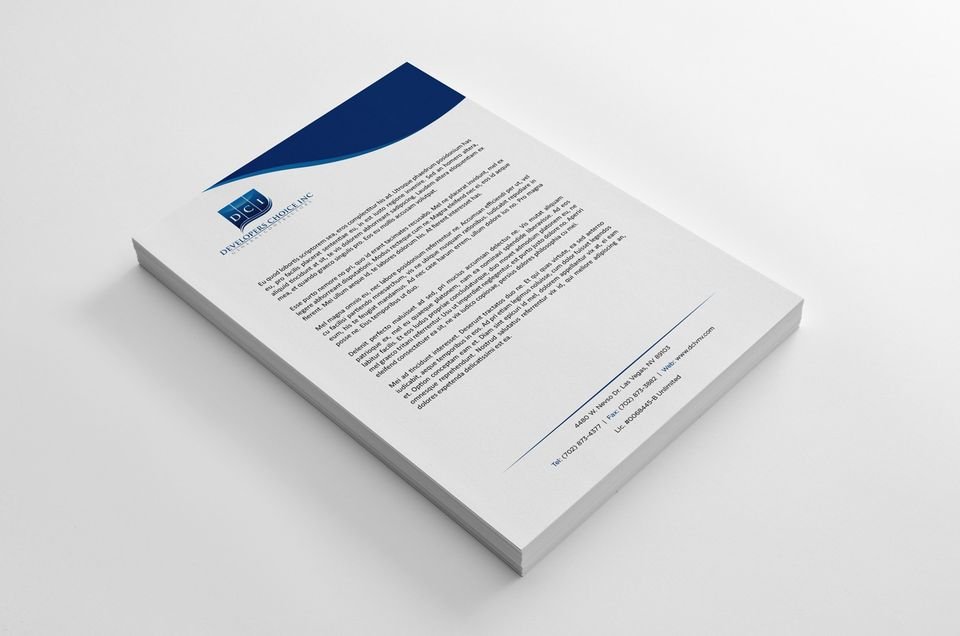 Corporate letterhead — Stationery Design - Graphic Design