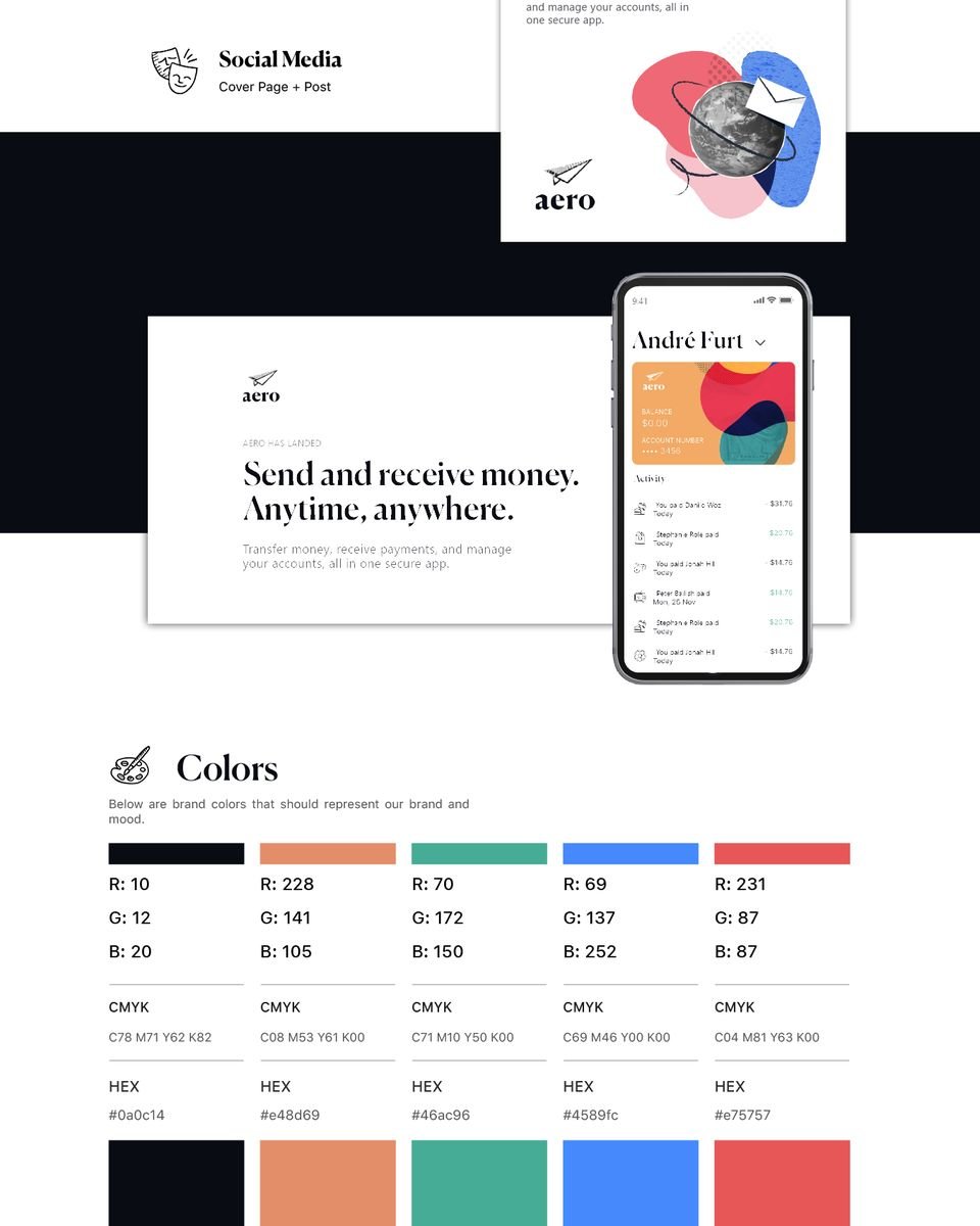 Aero — Brand Guidelines - Graphic Design