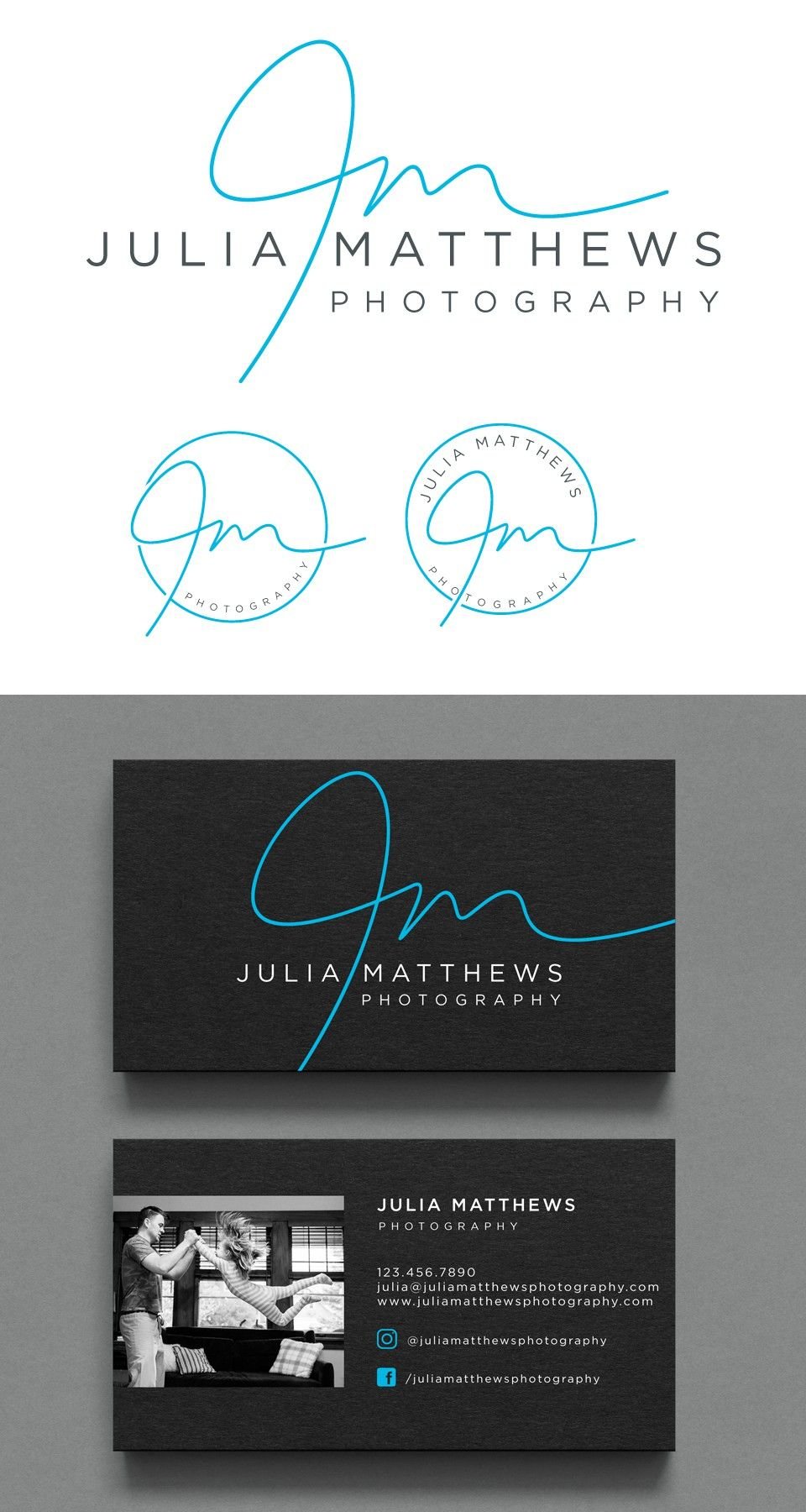 Julia Matthews Photography — Business Cards - Graphic Design
