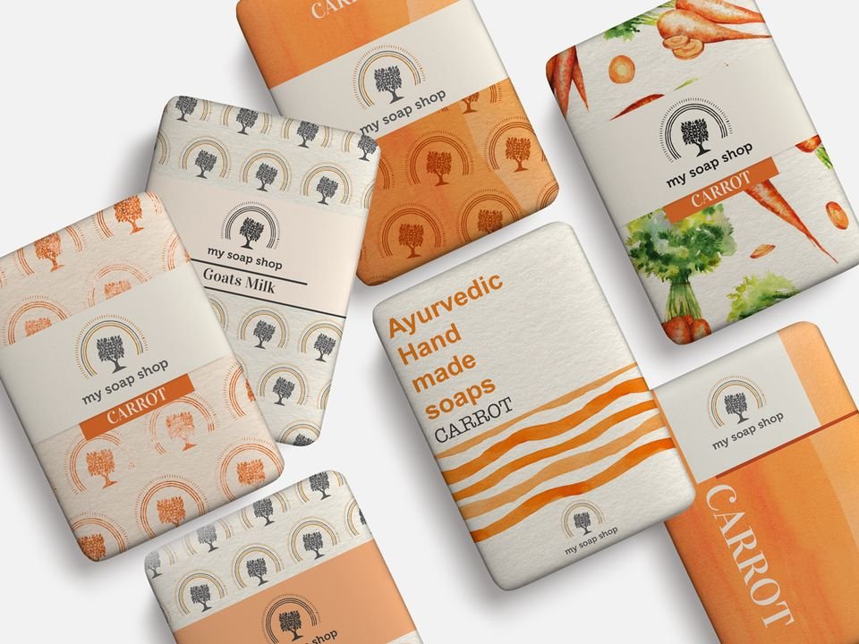 My Soap Shop — Soap Packaging - Graphic Design