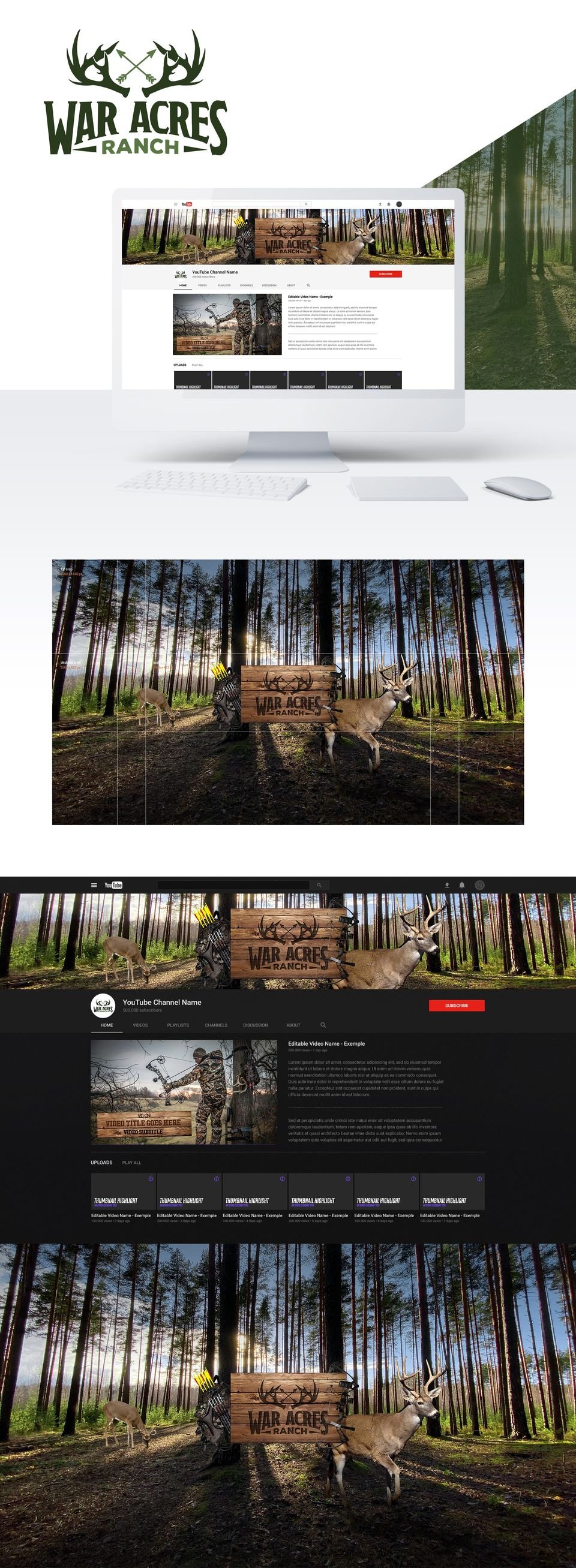 War Acres Ranch — Website - Graphic Design