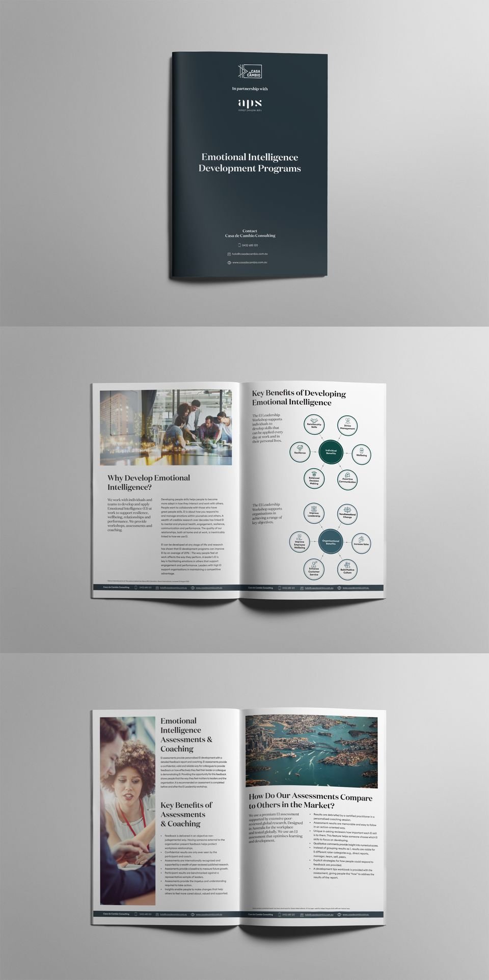 Casa de Cambio — Emotional Intelligence Flyer - Graphic Design