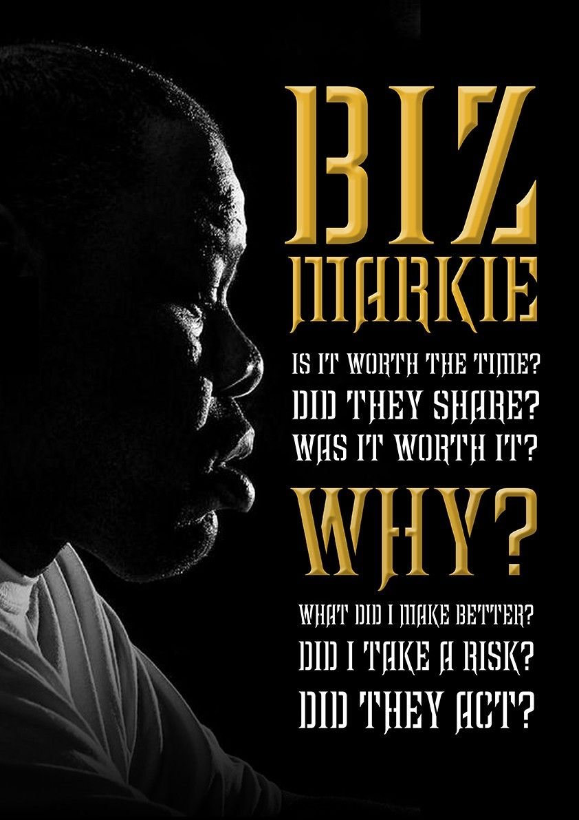 Biz Markie — Typographic Poster - Graphic Design