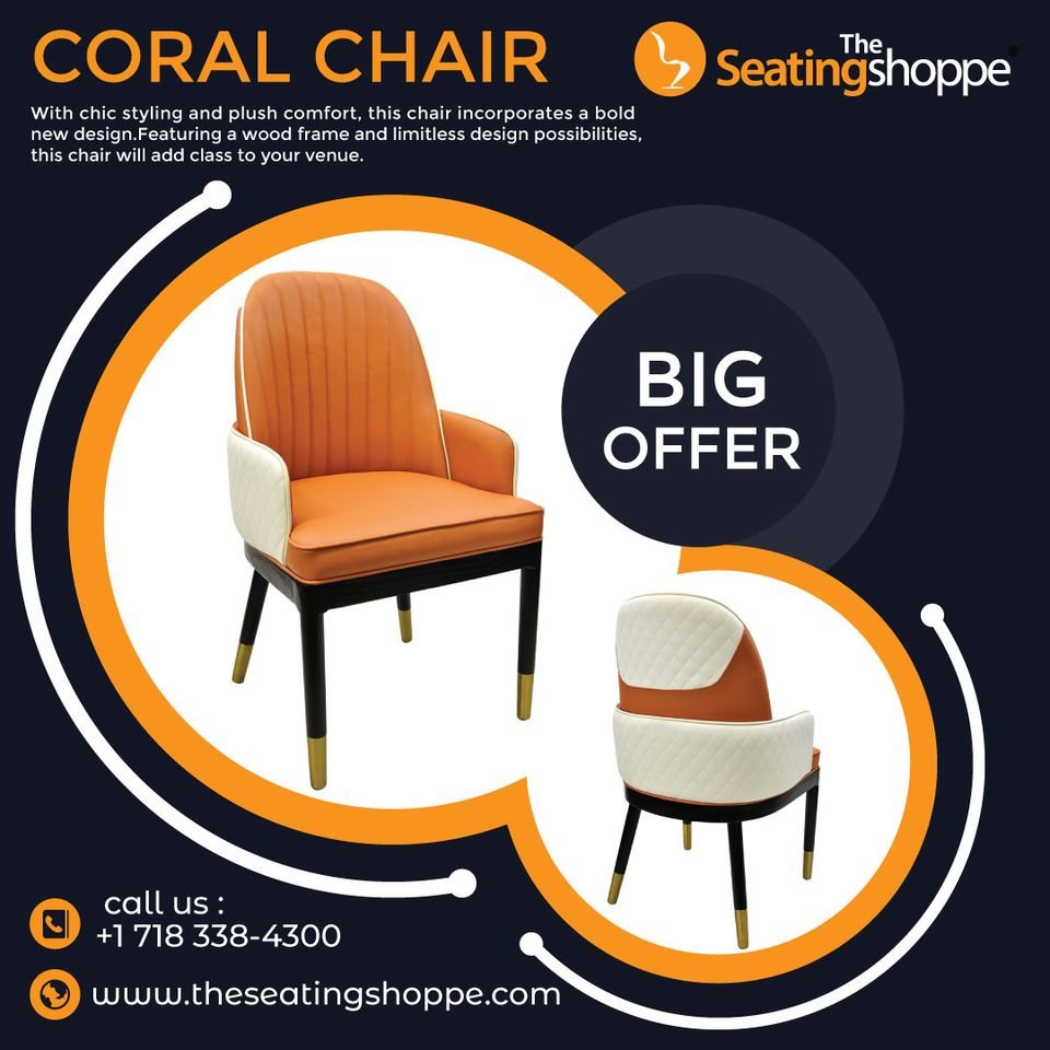 The Seating Shoppe — Coral Chair Promo - Graphic Design
