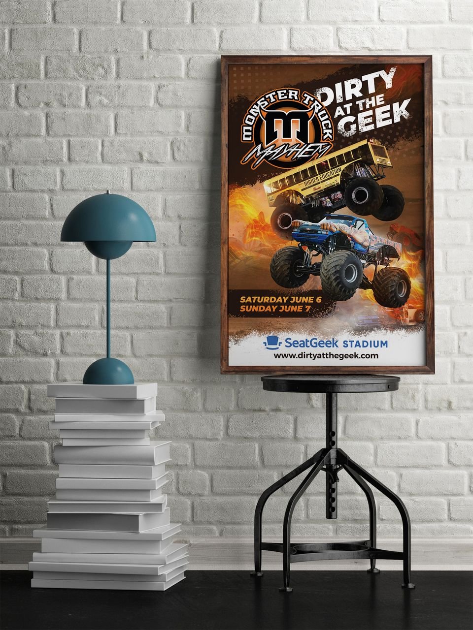 Dirty at the Geek — Event Poster - Graphic Design