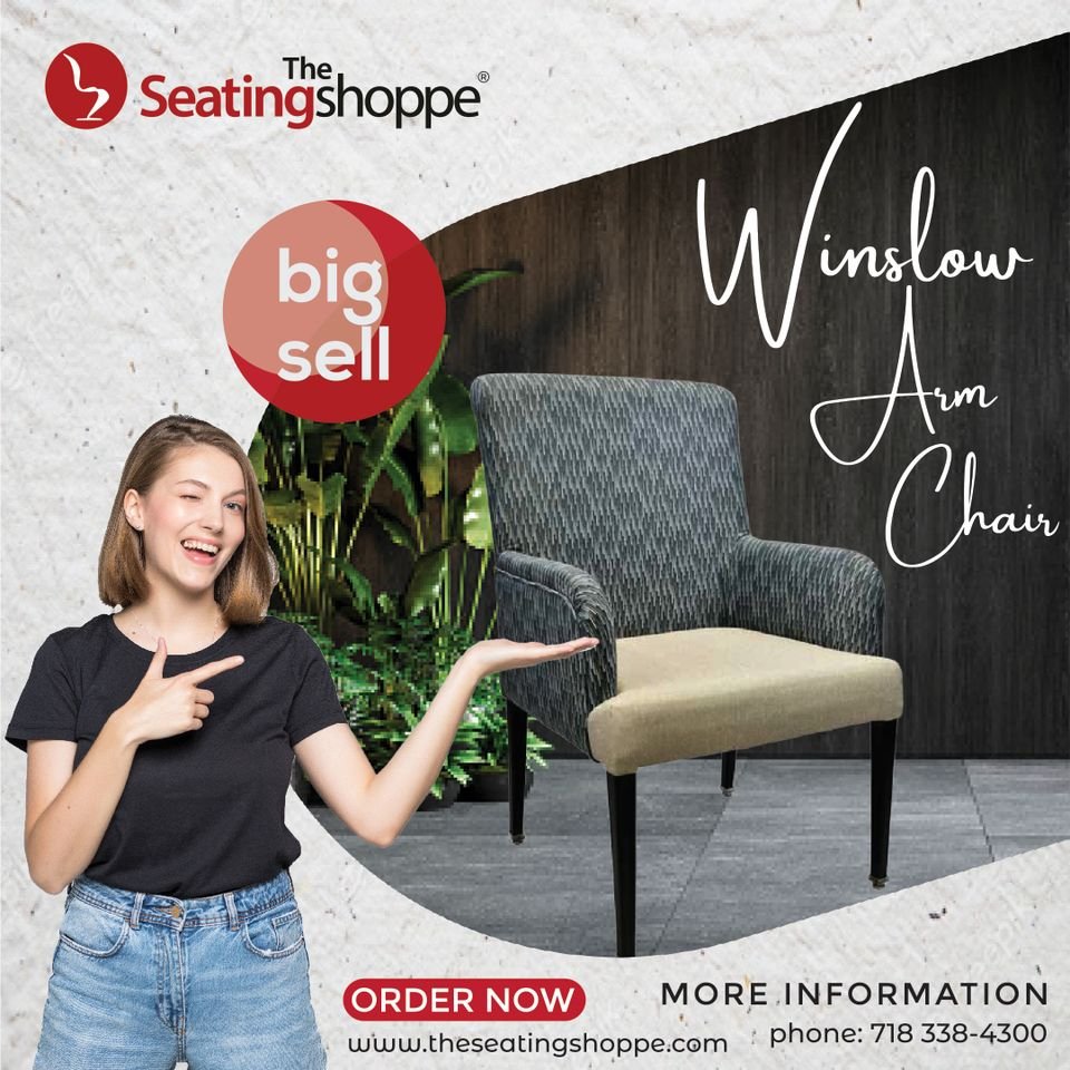 The Seating Shoppe — Winslow Chair Ad - Graphic Design