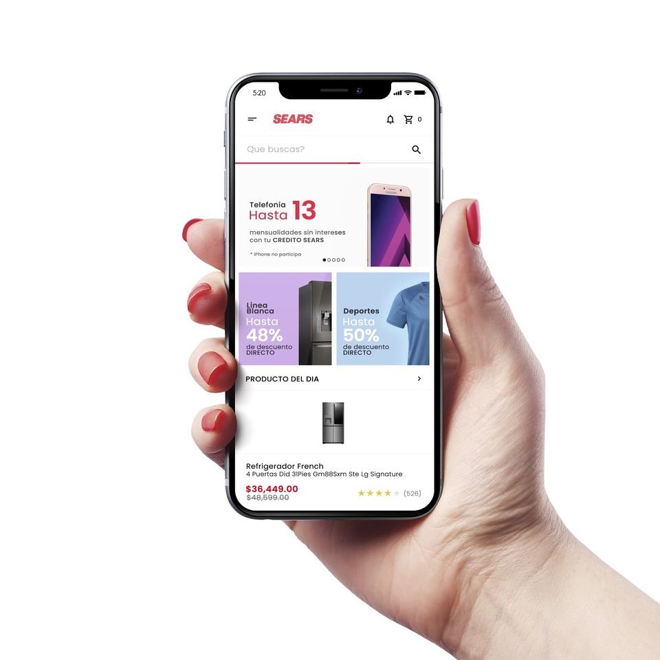 Sears — Mobile App Screen - Graphic Design
