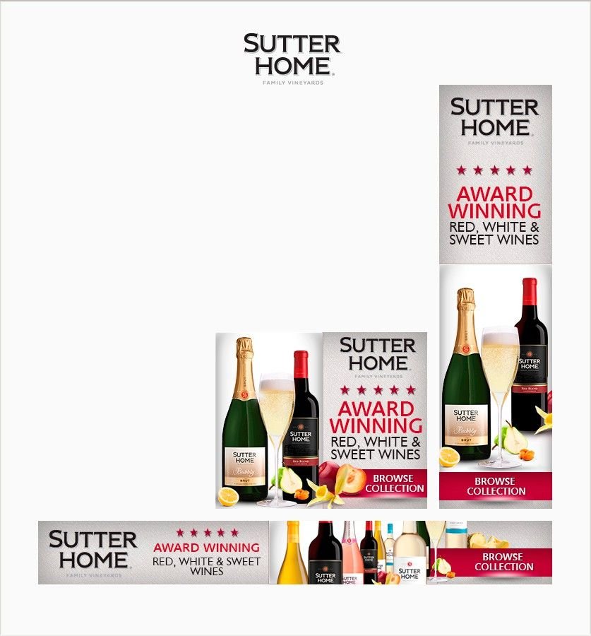 Sutter Home — Web Banners - Graphic Design