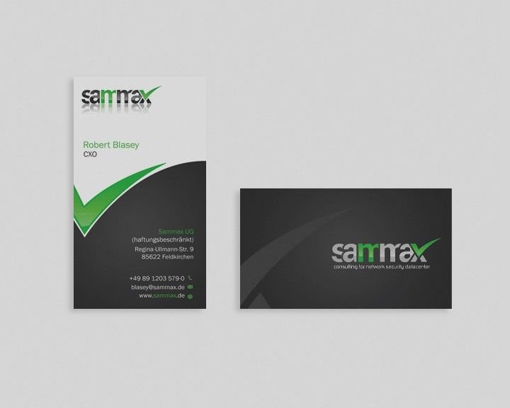 Sammax — Business Cards - Graphic Design