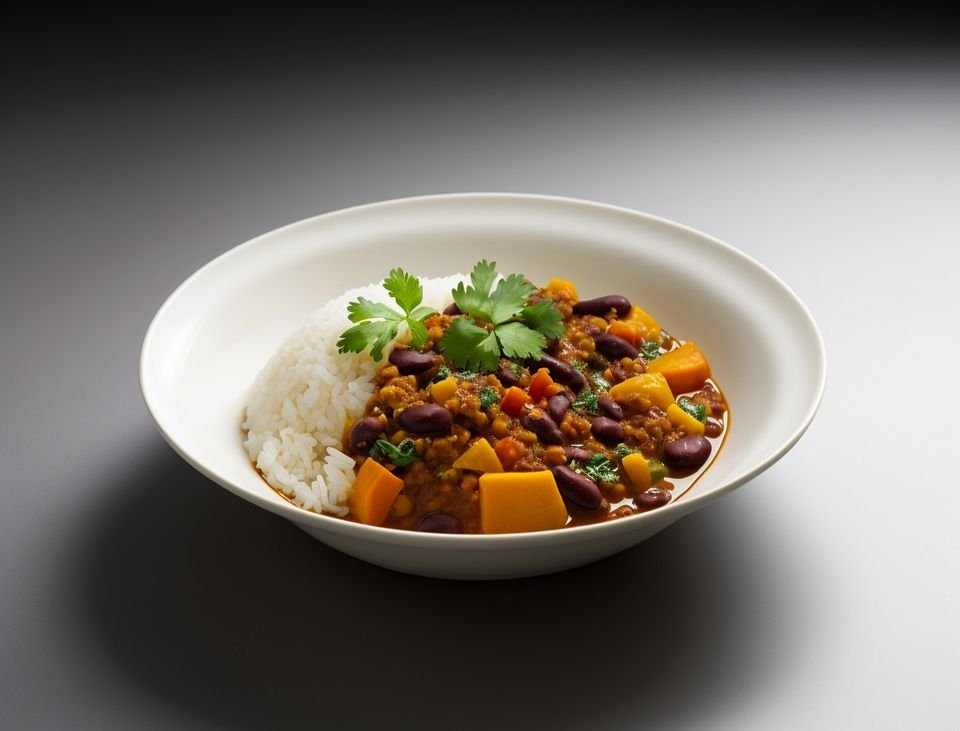 Garnished rice dish - AI Art