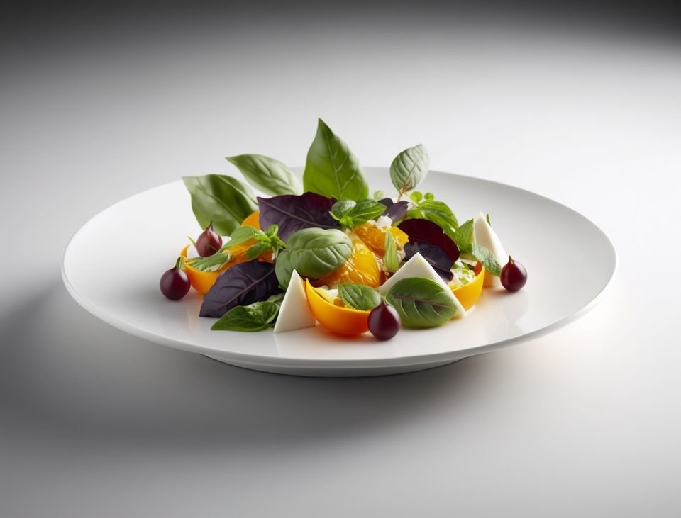 Garnished salad - AI Art