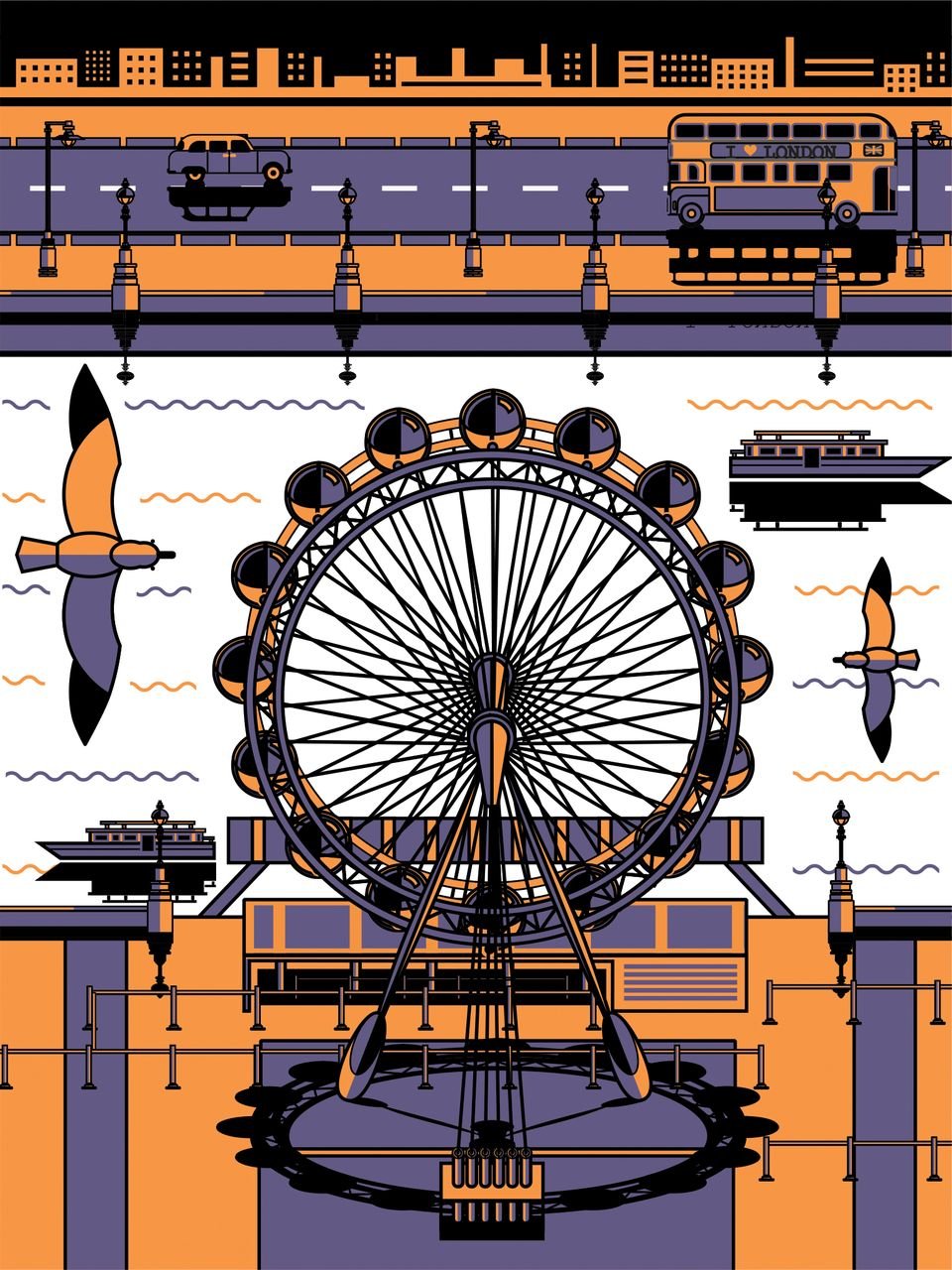 London Eye - Illustration
