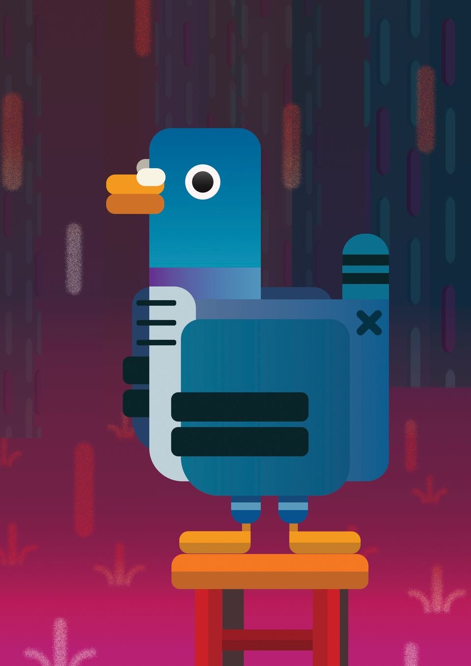 Stool Pidgeon - Illustration